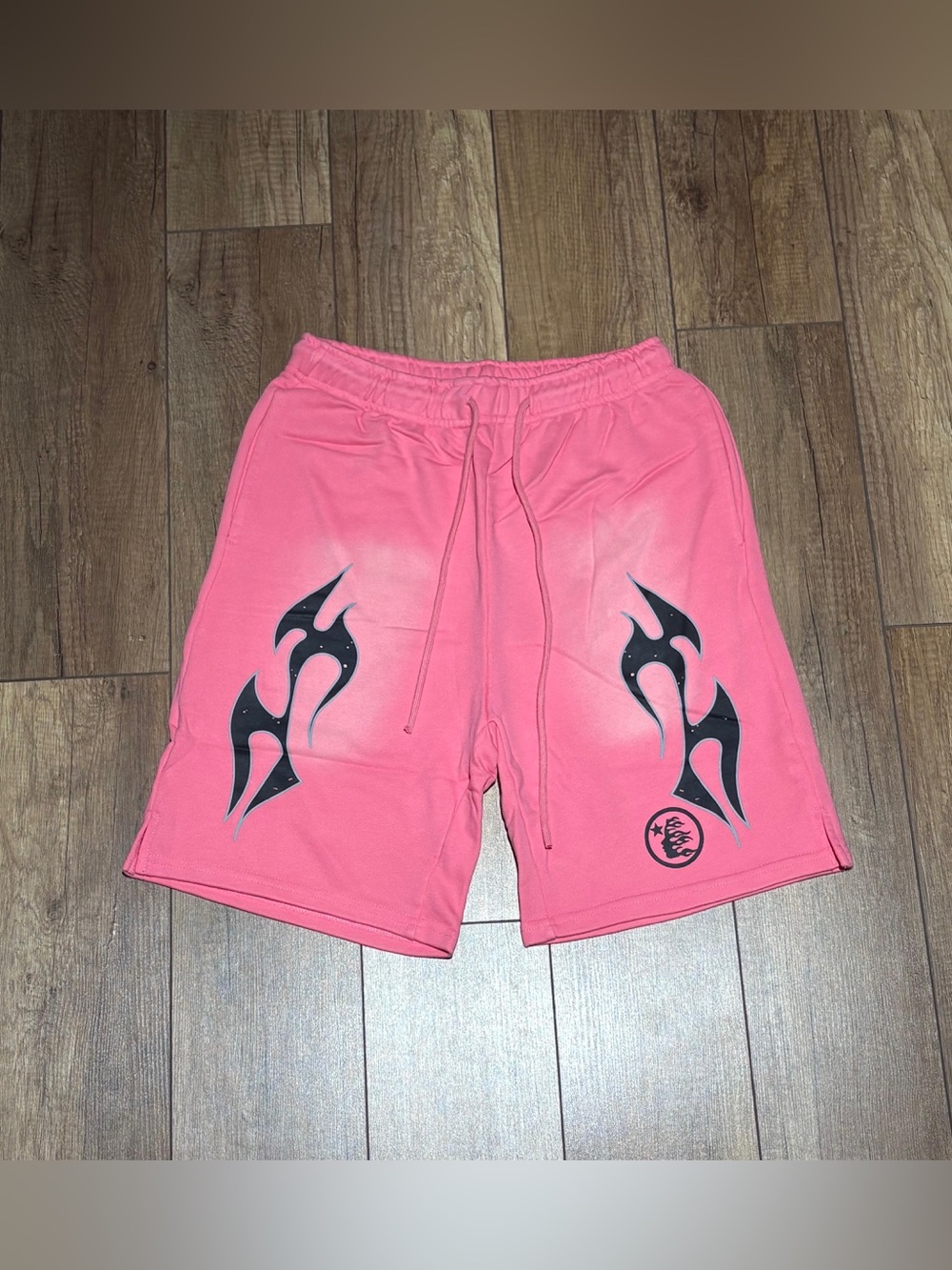 Hellstar Pink Flame Shorts Brand New Mens Size Large